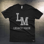 Bold LM Legacy Made Logo Unisex T-shirt in Reflective Gray Shirt