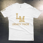 Bold LM Legacy Made Logo Unisex T-shirt in Royal Gold